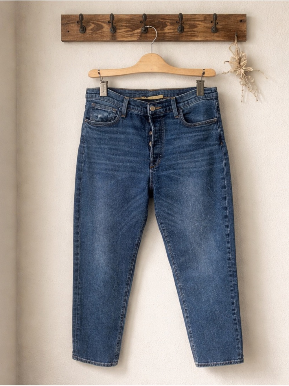 Joes Jeans high -Rise Button-Fly Women’s Jeans in Medium Blue